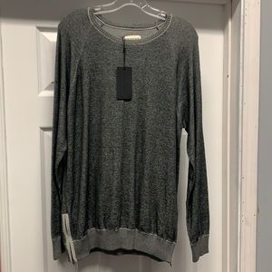 Cotton Sidezip Sweater